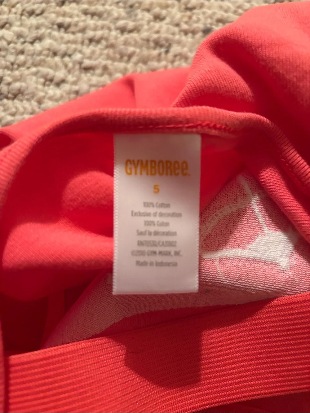 Gymboree Red 'VACATION' Graphic Short Sleeve Tee